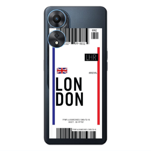 Oppo A 98 London Arrival Transparent Silicone TPU Θήκη