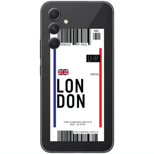 Samsung Galaxy A25 London Arrival Transparent Silicone TPU Θήκη
