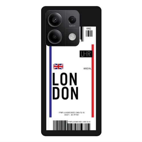 Xiaomi Redmi Note 13 5G London Arrival Black Colored Silicone TPU Θήκη