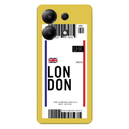 Xiaomi Redmi Note 13 4G London Arrival Yellow Colored Silicone TPU Θήκη