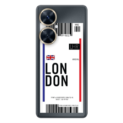 Huawei Nova 11i London Arrival Transparent Silicone TPU Θήκη
