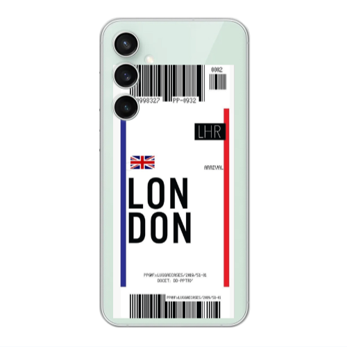 Samsung S24 London Arrival Transparent Silicone TPU Θήκη