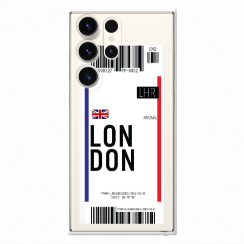 Samsung S24 Ultra London Arrival Transparent Silicone TPU Θήκη