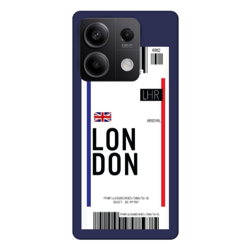 Xiaomi Redmi Note 13Pro 5G London Arrival Dark blue Colored Silicone TPU Θήκη