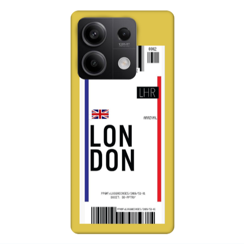 Xiaomi Redmi Note 13Pro 5G London Arrival Yellow Colored Silicone TPU Θήκη