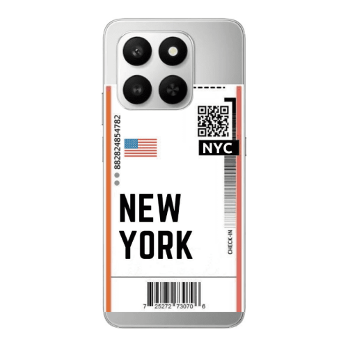 Honor Magic 400 Smart New York NYC Transparent Silicone TPU Θήκη