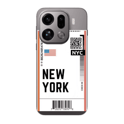 Oppo Find X9 Pro New York NYC Transparent Silicone TPU Θήκη