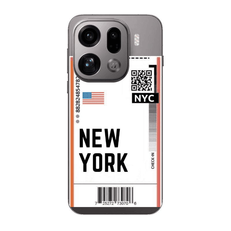 Oppo Find X9 Pro New York NYC Transparent Silicone TPU Θήκη