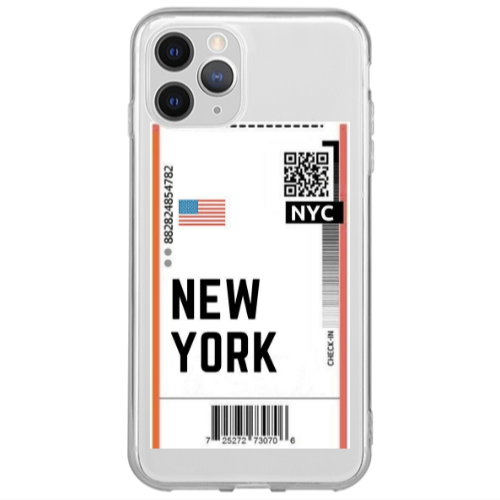 Apple iPhone 13 Pro Max New York NYC Transparent Silicone TPU Θήκη