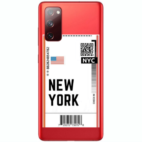 Samsung S20 FE New York NYC Transparent Silicone TPU Θήκη