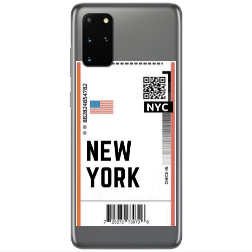 Samsung S20 Plus New York NYC Transparent Silicone TPU Θήκη
