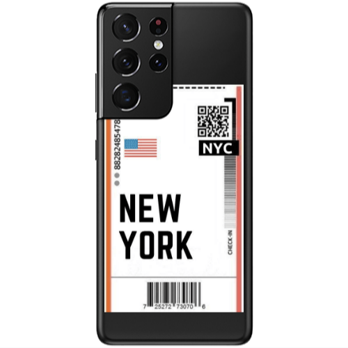 Samsung S21 Ultra New York NYC Transparent Silicone TPU Θήκη