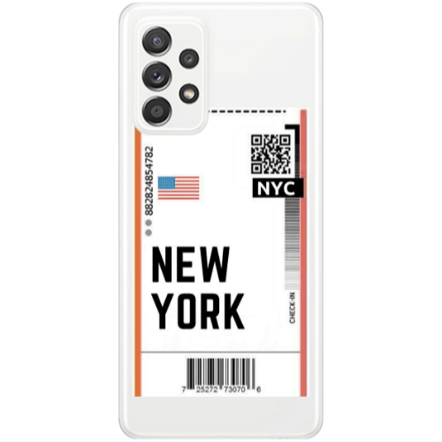 Samsung A53 New York NYC Transparent Silicone TPU Θήκη