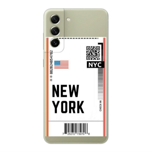 Samsung S22 New York NYC Transparent Silicone TPU Θήκη