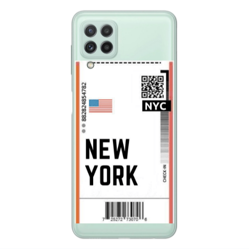 Samsung A22 4G New York NYC Transparent Silicone TPU Θήκη