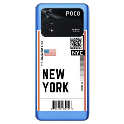 Xiaomi Poco M4 Pro 4G New York NYC Transparent Silicone TPU Θήκη