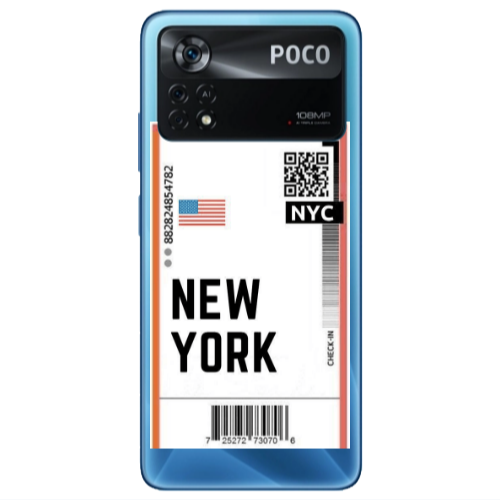 Xiaomi Poco X4 Pro New York NYC Transparent Silicone TPU Θήκη