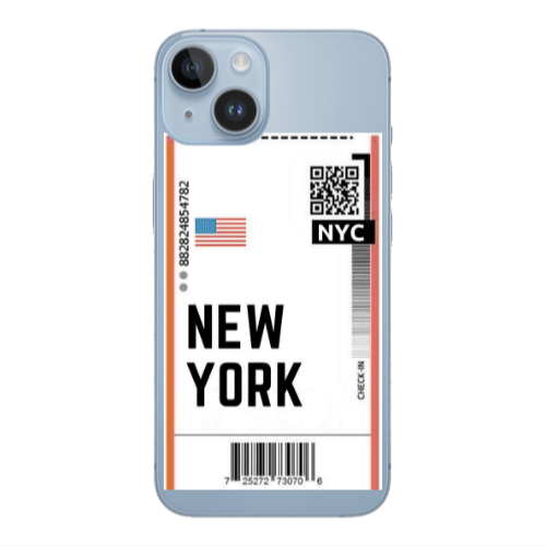 Apple iPhone 14  New York NYC Transparent Silicone TPU Θήκη