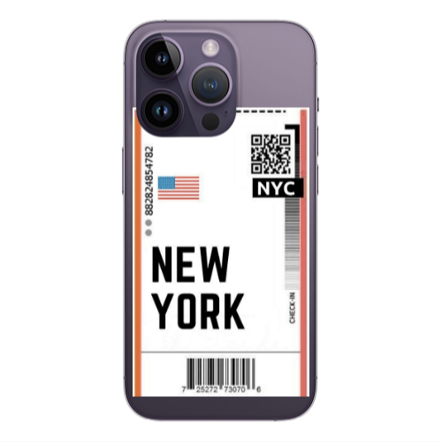 Apple iPhone 14 Pro  New York NYC Transparent Silicone TPU Θήκη