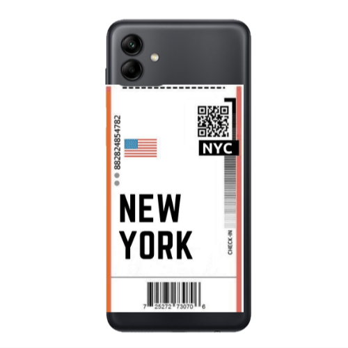 Samsung A04 New York NYC Transparent Silicone TPU Θήκη