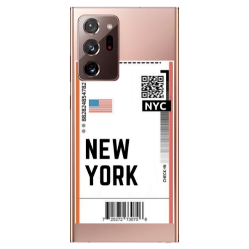 Samsung Note 20 Ultra New York NYC Transparent Silicone TPU Θήκη