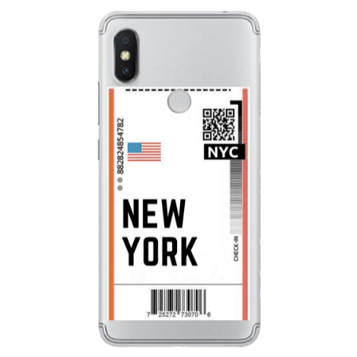 Xiaomi Redmi S2 New York NYC Transparent Silicone TPU Θήκη