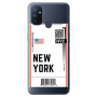 Oneplus Nord 100 New York NYC Transparent Silicone TPU Θήκη