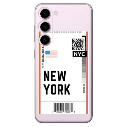 Samsung S23 Plus New York NYC Transparent Silicone TPU Θήκη