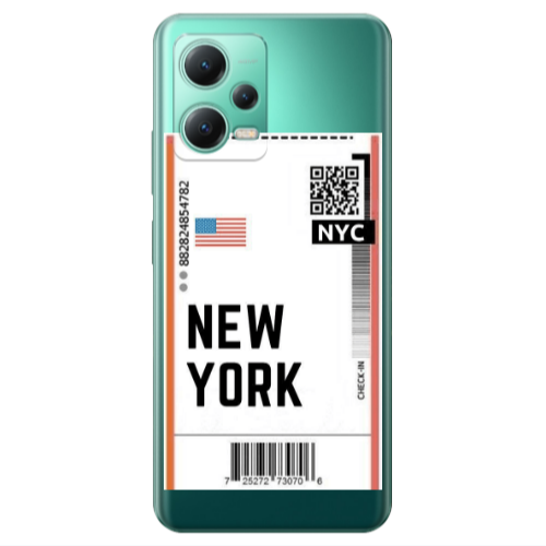 Xiaomi Redmi Note 12 Pro 5G New York NYC Transparent Silicone TPU Θήκη