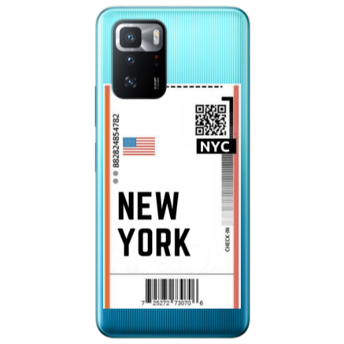 Xiaomi Poco X3 GT New York NYC Transparent Silicone TPU Θήκη