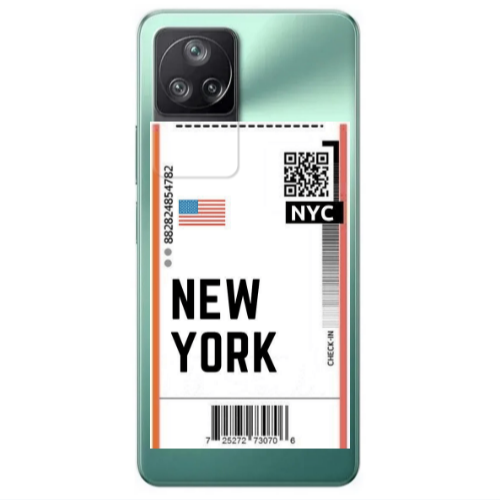 Xiaomi Poco F4 New York NYC Transparent Silicone TPU Θήκη