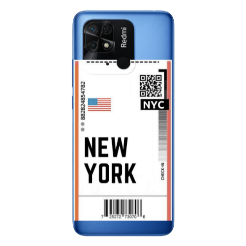 Xiaomi Poco C40 New York NYC Transparent Silicone TPU Θήκη