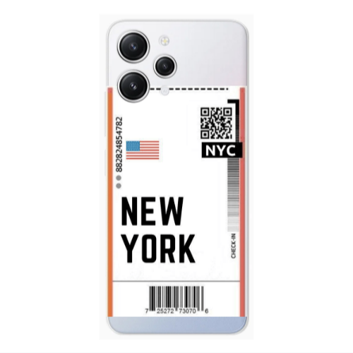 Xiaomi Redmi 12 New York NYC Transparent Silicone TPU Θήκη