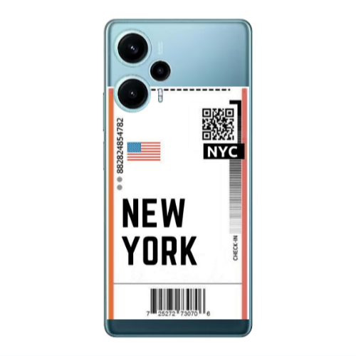 Xiaomi Poco F5 New York NYC Transparent Silicone TPU Θήκη