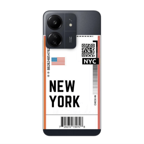 Xiaomi Redmi 13C New York NYC Transparent Silicone TPU Θήκη