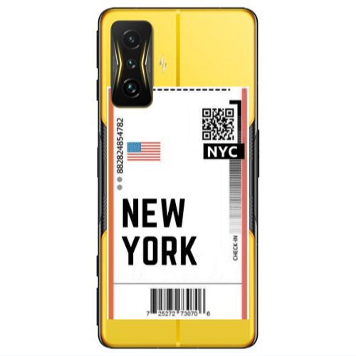 Xiaomi Poco F4 Gt New York NYC Transparent Silicone TPU Θήκη