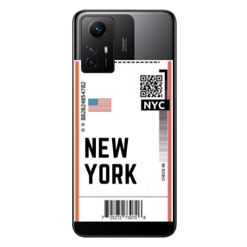 Xiaomi Redmi Note 12s New York NYC Transparent Silicone TPU Θήκη