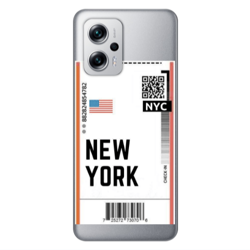 Xiaomi Poco X4 GT New York NYC Transparent Silicone TPU Θήκη