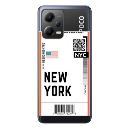 Xiaomi Poco X5 New York NYC Transparent Silicone TPU Θήκη