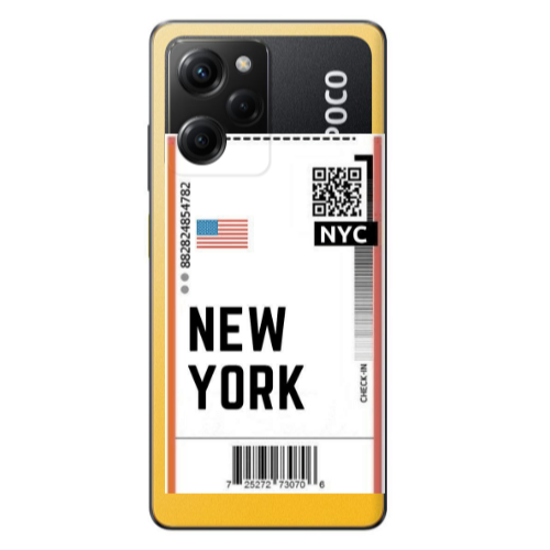Xiaomi Poco X5 Pro New York NYC Transparent Silicone TPU Θήκη