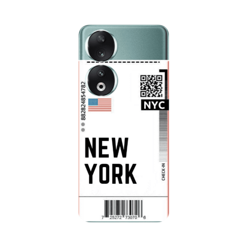 Honor 90 5G New York NYC Transparent Silicone TPU Θήκη