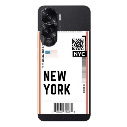 Honor 90 Lite 5G New York NYC Transparent Silicone TPU Θήκη