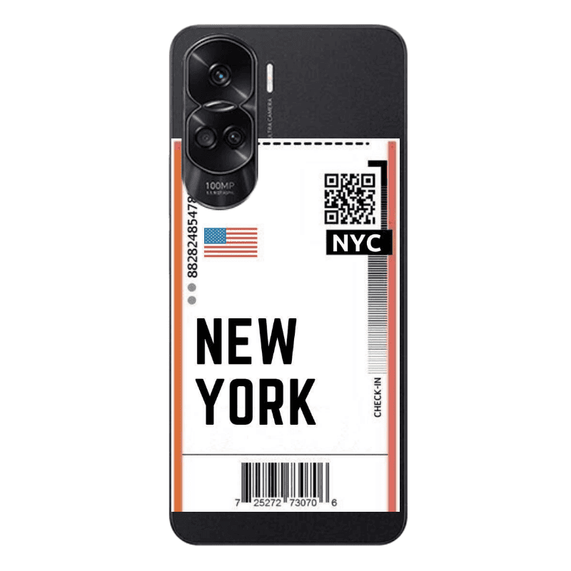 Honor 90 Lite 5G New York NYC Transparent Silicone TPU Θήκη