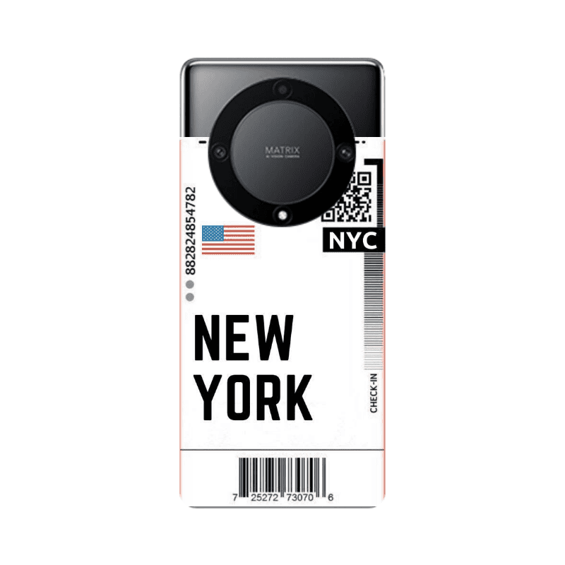 Honor Magic5 Lite 5G New York NYC Transparent Silicone TPU Θήκη