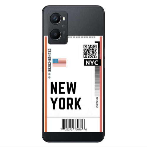 Oppo A 96 New York NYC Transparent Silicone TPU Θήκη