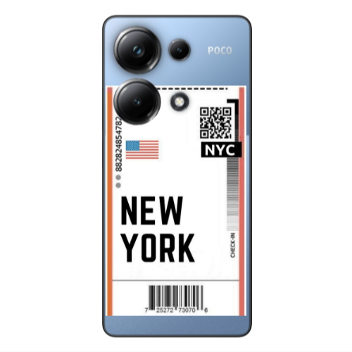 Xiaomi Poco M6 Pro 4G New York NYC Transparent Silicone TPU Θήκη