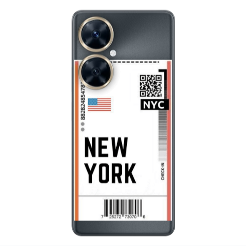 Huawei Nova 11i New York NYC Transparent Silicone TPU Θήκη