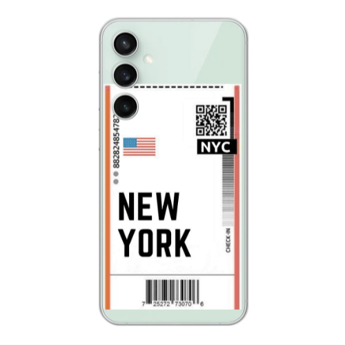 Samsung S24 New York NYC Transparent Silicone TPU Θήκη