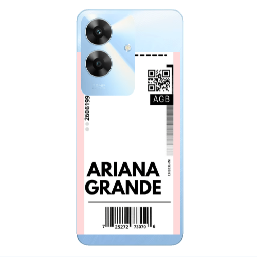 Realme Note 60 Ariana Grande AGB Transparent Silicone TPU Θήκη