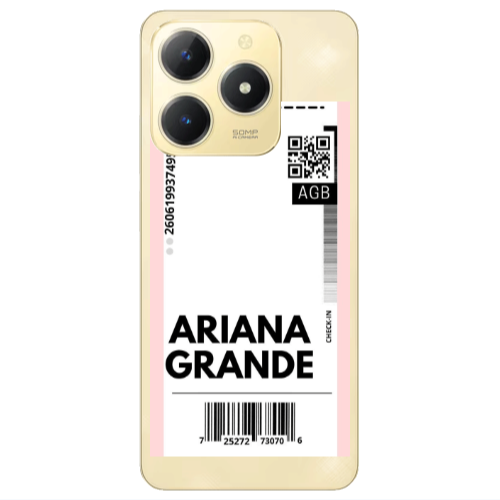 Realme C61 Ariana Grande AGB Transparent Silicone TPU Θήκη